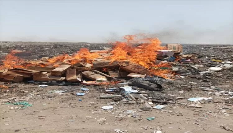 مدير عام مديرية المنصورة يوجه بإتلاف 3طن من الأغذية والمشروبات غير صالحة للإستهلاك