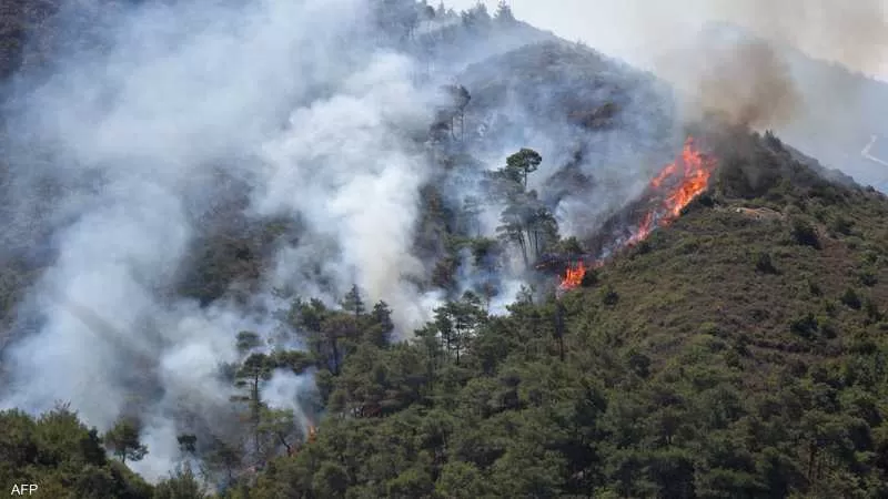 وضوح آخر تطورات حرائق اللاذقية في سوريا