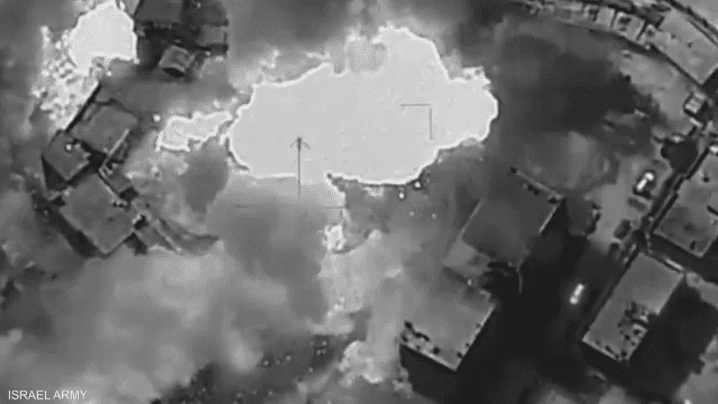 الجيش الإسرائيلي يعلن عن ضرباته على دمشق