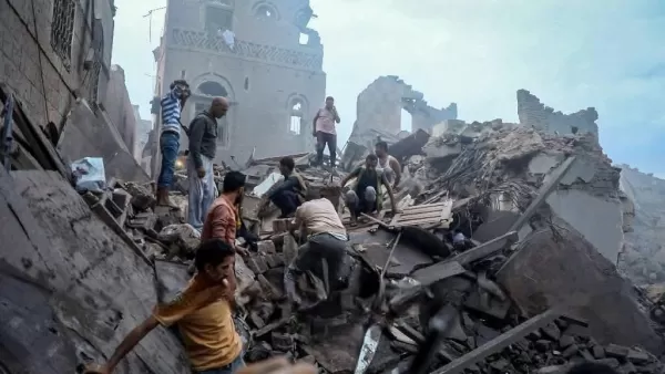 اليمن: ائتلاف حقوقي يدين القصف الإسرائيلي الذي خلف عشرات القتلى والجرحى في صنعاء والجوف