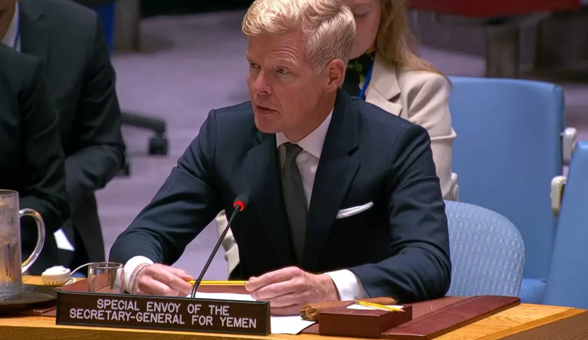 غروندبرغ لمجلس الأمن: حرب اليمن تغذي توترات المنطقة.. واعتقالات الحوثيين لموظفي الأمم المتحدة تهدد جهود السلام