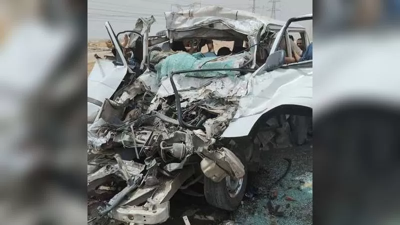 "فلاشة اغاني" ..وفاة 8 وإصابة 14 راكب أثر حادث مروع بجنوب مصر