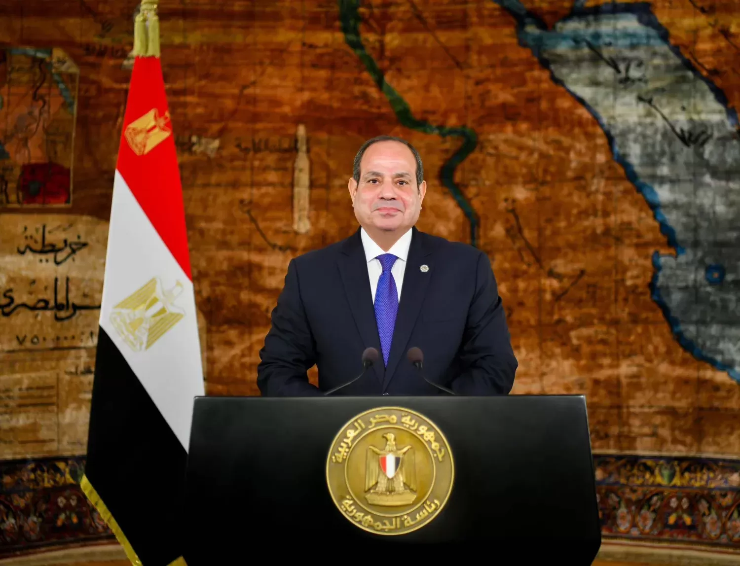 السيسي: السلام لن يتحقق إلا بإقامة الدولة الفلسطينية المستقلة