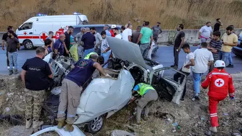 انفجارات إسرائيلية "عنيفة" تهز منطقة ميس الجبل جنوب لبنان