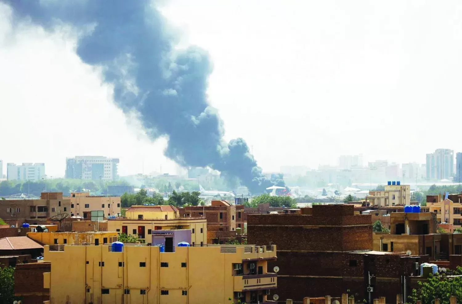 طائرات مسيرة تهجم على العاصمة السودانية