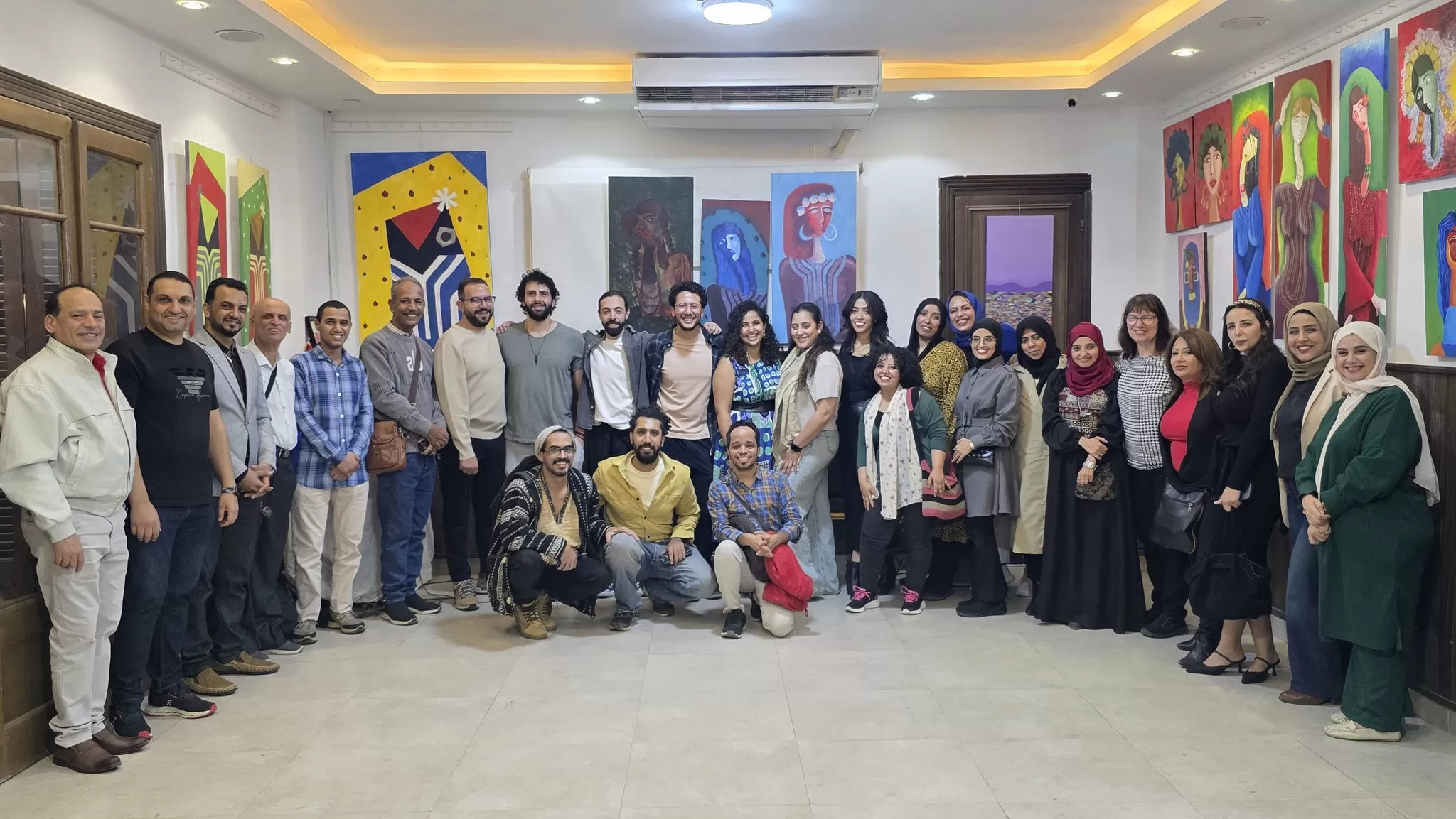 افتتاح معرض "أثر" للفنانة ليلى ياسين بالمركز الثقافي اليمني في القاهرة